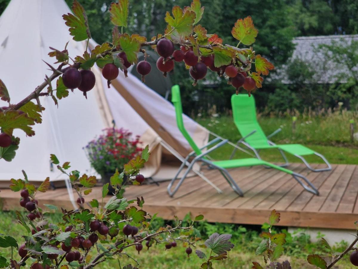 Отель Glamping Fluffy Horns - Glempings Pukainie Ragi Плиеньциемс Экстерьер фото