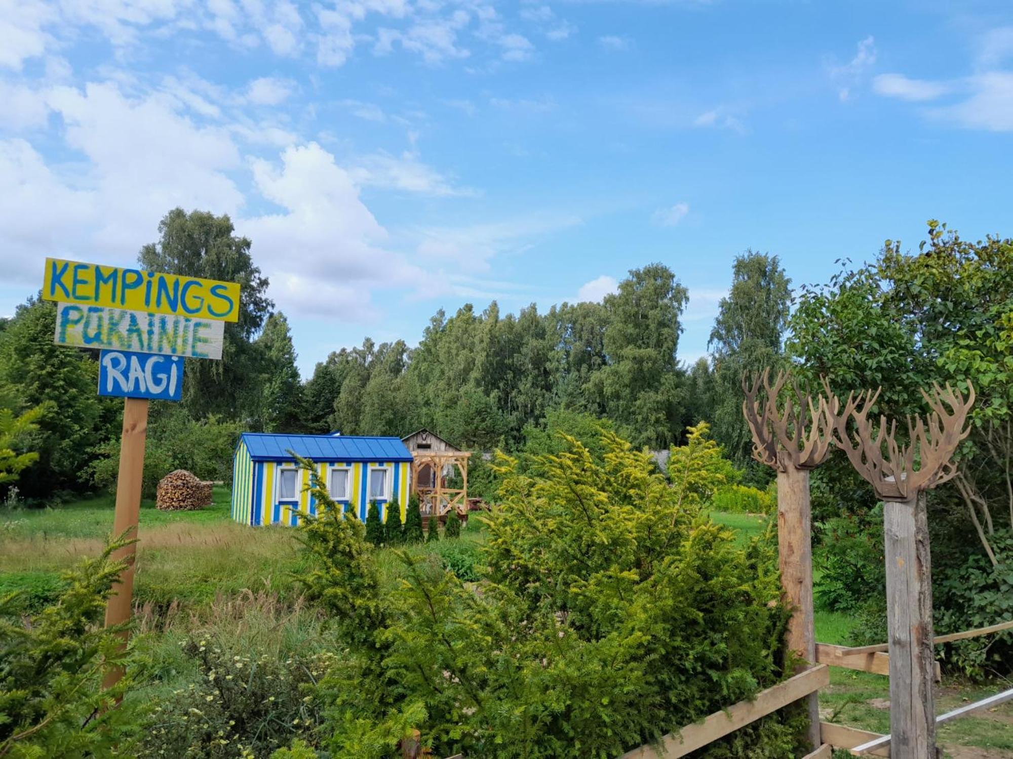 Отель Glamping Fluffy Horns - Glempings Pukainie Ragi Плиеньциемс Экстерьер фото